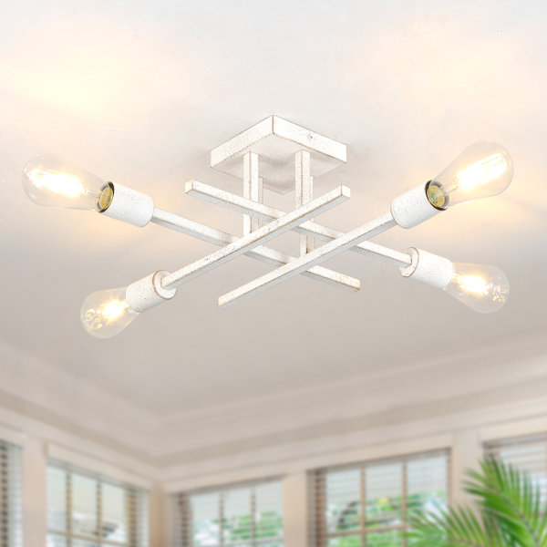 Oliver Doraelia Dimmable Sputnik Modern Linear Chandelier Semi